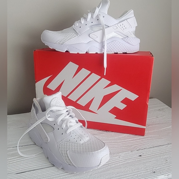 Nike Other - Nike Air Huarache Sneakers   Men's 9.5 (Women's 11) White/Pure Platinum
